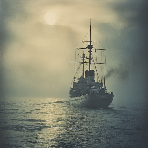 This instrumental piece captures the heartwarming yet melancholic memories of sailors voyaging through the treacherous seas. A masterful blend of harmonious strings and poignant melodies entwines with historic russian naval themes, evoking the emotions of duty, brotherhood, and longing. The deep, resonant sound of the accordion and haunting flute motifs ever so gently lead the listener through a sonic voyage, illustrating the sailors' nostalgic recollections of the ocean's harsh beauty and camaraderie shared with comrades.