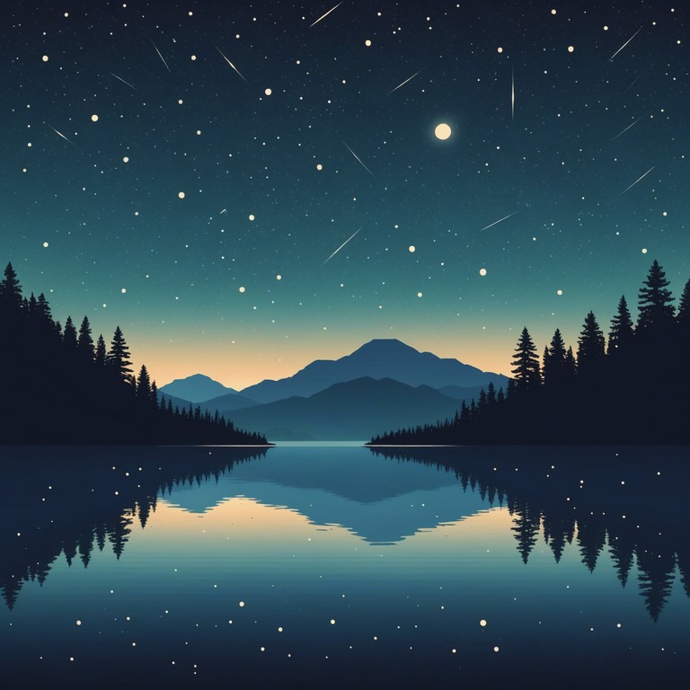 This track features a celestial journey through dreamlike soundscapes, where ethereal tones mix with a silky smooth ambiance to create a serene auditory environment. Delicate synthetic textures open up spaces for introspection and cosmic wanderlust, making it a perfect companion for nighttime stargazing or peaceful solitude.