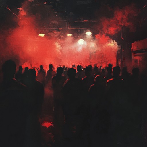 In an underground club, where the echoes of civilization fade, the pulse of hard techno reverberates through the stark concrete and steel. It’s a sound that commands attention, with relentless beats and aggressive bass that embody the raw energy of the underground scene. This track harnesses the power of techno to capture the untamed spirit of nocturnal raves.