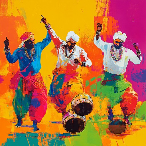 A high energy instrumental blending traditional punjabi beats with funk inspired bass lines, electric guitar riffs, and vibrant percussion. This track fuses the cultural essence of bhangra with the soulful elements of funk, creating a danceable, uplifting atmosphere.