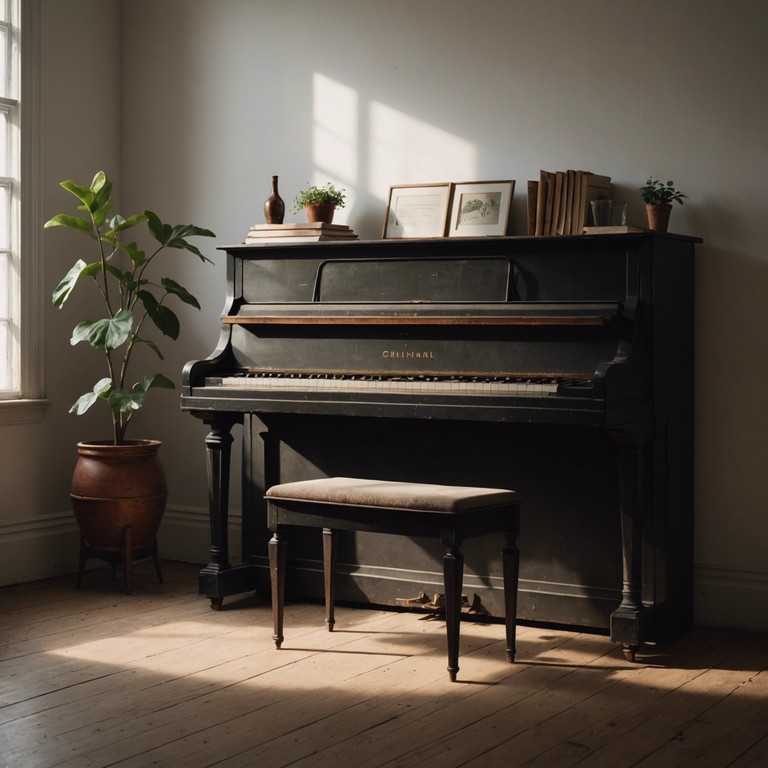 An instrumental piece rich in evocative piano work and soft synth layers, embodying the spirit of the 1970s with a deeply personal touch. Designed to resonate with listeners through its reflective melody, the music summons a quiet afternoon of introspection, marked by the interplay of light and shadow, both literally and metaphorically.