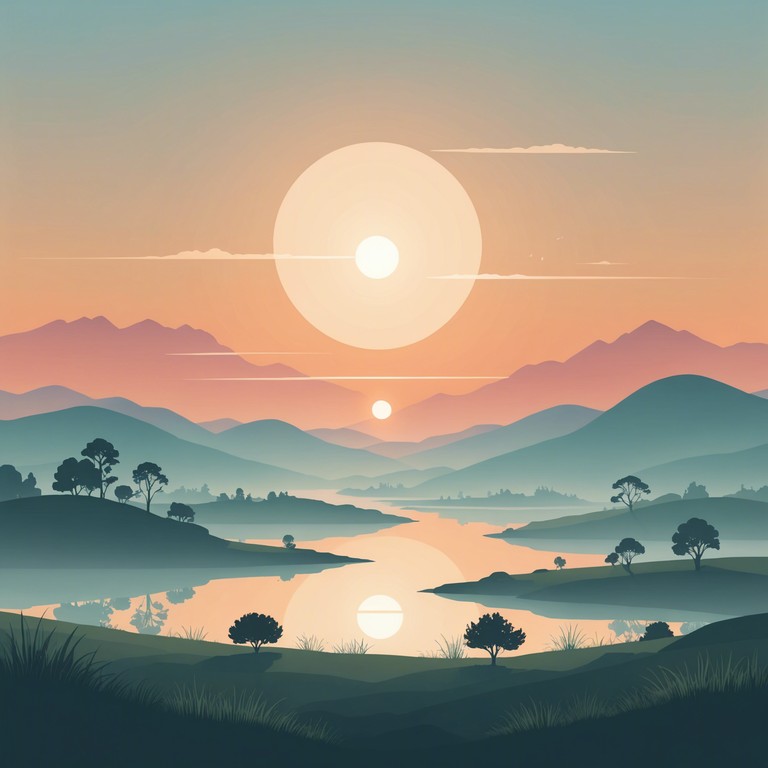 A heartwarming orchestral piece that captures the essence of a tranquil, uplifting sunrise. Delicate strings gently intertwine with resonant woodwinds, mimicking the soothing light of dawn and the peacefulness of early morning. The composition gradually builds, reflecting the increasing light, and culminates in a hopeful, inspiring crescendo.