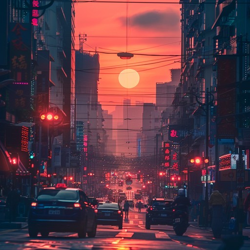 Immerse yourself in an urban soundscape where smooth synthesizers and jazz chords intertwine with a funky r&b beat. This track captures the essence of city life at sunset, mixing nostalgic 90s vibes with modern sensibilities. It's perfect for winding down or sparking creative inspiration.