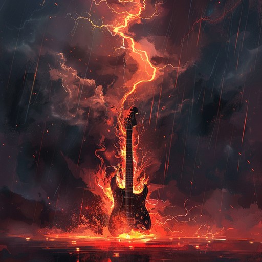 An adrenaline fueled journey through the rawest and most intense realms of electric sound, with unrelenting beats and power packed melodies, designed to provoke an intense emotional response. This track blends modern electric guitar riffs with a relentless drumline, pushing the boundaries of energy and aggression in musical form.