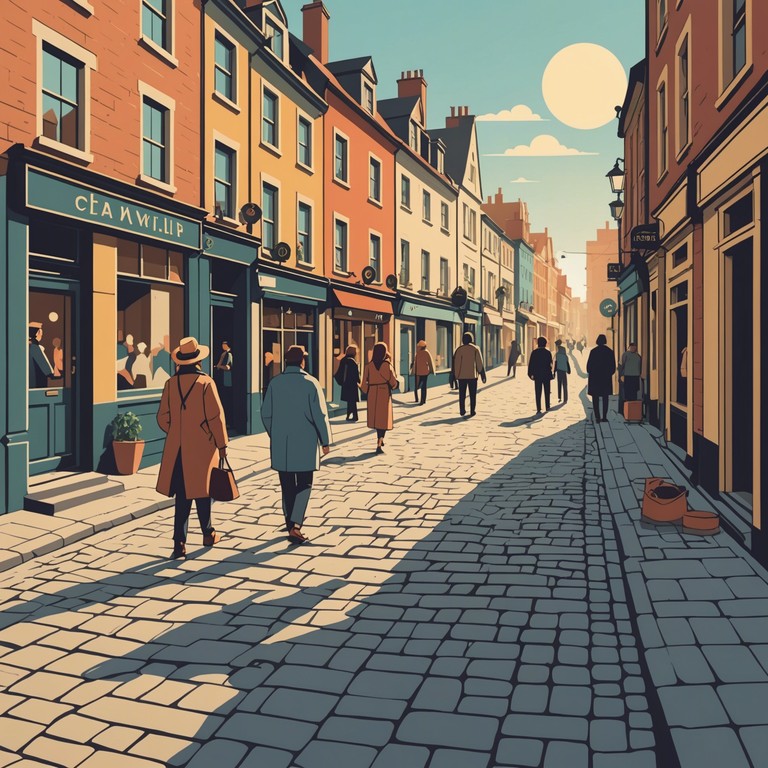 An infectious, cheerful whistle melody evokes vibes of a joyous walk through a bustling town center on a sunny day. This melody features simple yet catchy rhythms designed to lift spirits and provide a soundtrack to cheerful, everyday adventures.