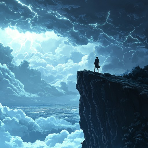 An intense and moving orchestral composition that weaves together powerful melodies, evoking the highs and lows of an anime hero's journey through dramatic battles and poignant scenes.