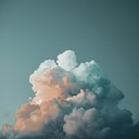 floating through a gentle summer sky