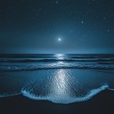 gentle waves shimmer under moonlit twilight in soothing harmony