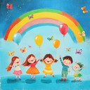 bright melodies inspiring joy and playful imagination in children