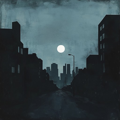 A brooding trap instrumental that combines dark, reverberating beats with melancholic atmospheric synths. The track builds in intensity, reflecting the eerie emptiness of an urban landscape at night. Hypnotic loops and heavy 808 bass lines create a feeling of unease and introspection.