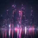 a powerful synthwave track embodying confidence amidst neon cityscapes.