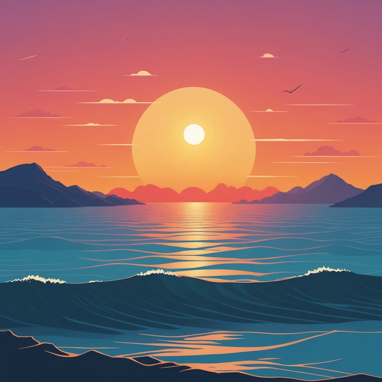 This track captures the serene yet vibrant energy of a sunrise, where each note embodies the warmth and promise of a new day. Evoking a perfect balance of serenity and invigoration, the music progresses with ambient layers that mimic the slow yet assertive ascension of the sun in a clear sky.