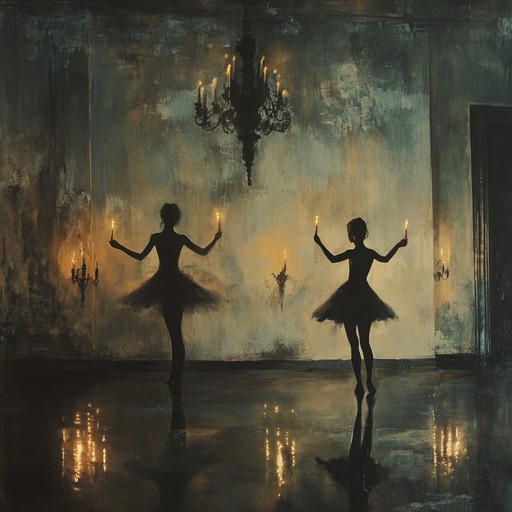 This piece blends an eerie tango structure with haunting melodies and unsettling rhythms. The music transports you to a dark, candle lit room where phantom dancers move with elegant yet ghostly precision. The syncopated rhythms and minor key harmonies create a sense of unease and intrigue. The atmosphere is charged with suspense, drawing you into a chilling and hypnotic dance that feels both timeless and otherworldly.