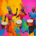 uplifting festival song with dynamic ethnic drum rhythms