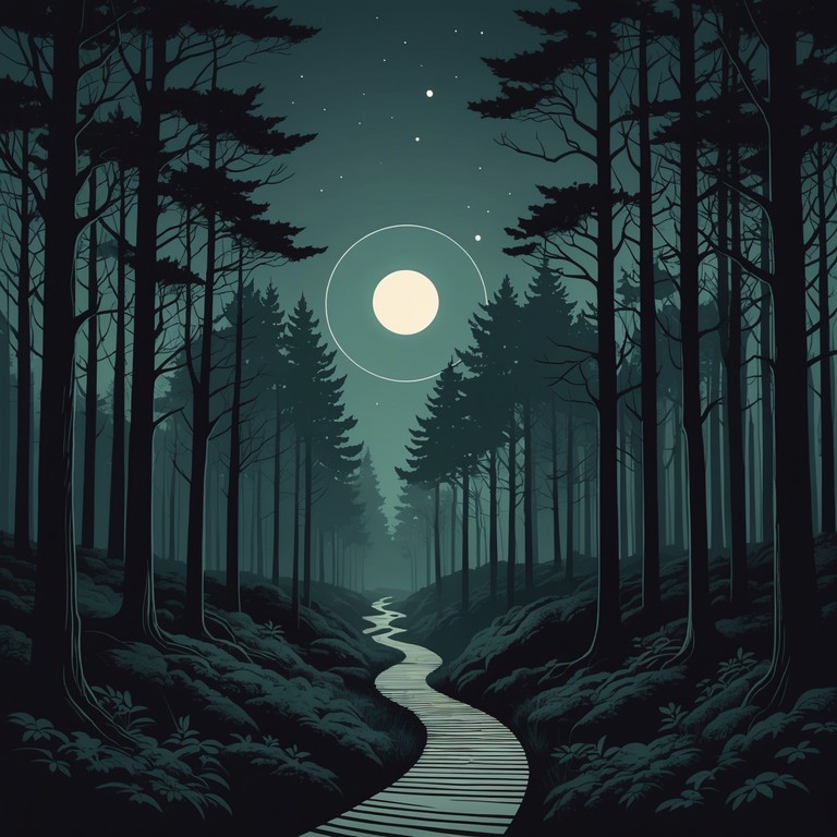 This instrumental captures the essence of a mysterious nocturnal journey through the heart of americana, blending shadowy soundscapes with haunting melodies. The piece uses a resonant acoustic guitar to evoke the eerie, echoing sounds of desolate, moonlit landscapes. The guitar plays with a somber dynamism, producing a melody that feels both nostalgic and slightly unsettling.