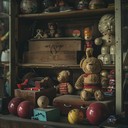 nostalgic toys orchestrate eerie, whimsical dramatic tunes