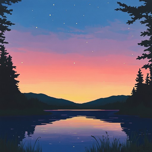 An easygoing and melodious rock piece that paints a picture of a calm summer sunset, featuring gentle guitar work, light percussion, and serene harmonies to create a peaceful and introspective atmosphere.