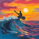 vibrant fusion of indian melodies and energetic surf rock sounds