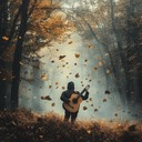 guitar melodies bathed in autumnal sadness, fading memories recalled