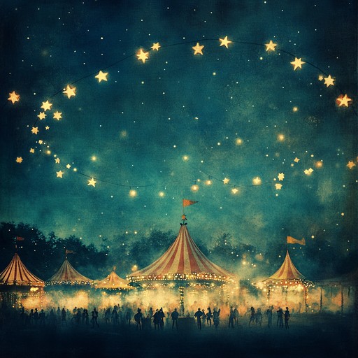 Immerse in an enchanting carnival night with mystical sounds. Ethereal flutes and vibrant percussion guide you through an otherworldly carnival experience. The melodies evoke the allure of nighttime parades, where fantasy and reality blur.