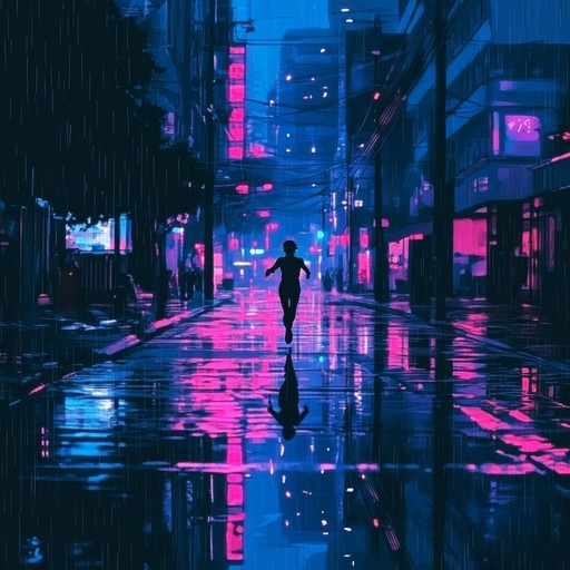 A suspenseful dancepop instrumental track that combines pulsing synths and driving beats, creating an atmosphere of tension and excitement, perfect for a high energy chase scene or a mysterious night out.