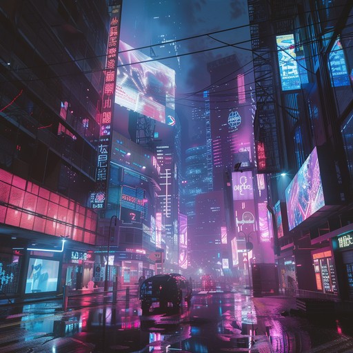 Dive into an electrifying cyberpunk journey filled with intense industrial soundscapes. This track embodies the throbbing pulse of a neon lit dystopian city, with chaotic synths and forceful beats driving the narrative.