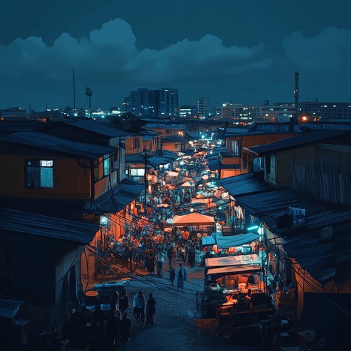 As night falls over lagos, the city lights flicker on, adding a magical touch to the bustling streets. People gather to celebrate, moving to the rhythm of contemporary afrobeat. The track encapsulates the joy and vibrancy of lagos at night, making every listener feel part of the lively cityscape.