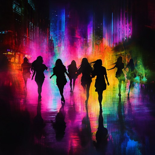 A dancepop track featuring captivating beats, mysterious undertones, and an urban pulse. Ideal for transforming any space into an enigmatic dancefloor with shimmering neon lights, blending mystery with vibrant dance energy