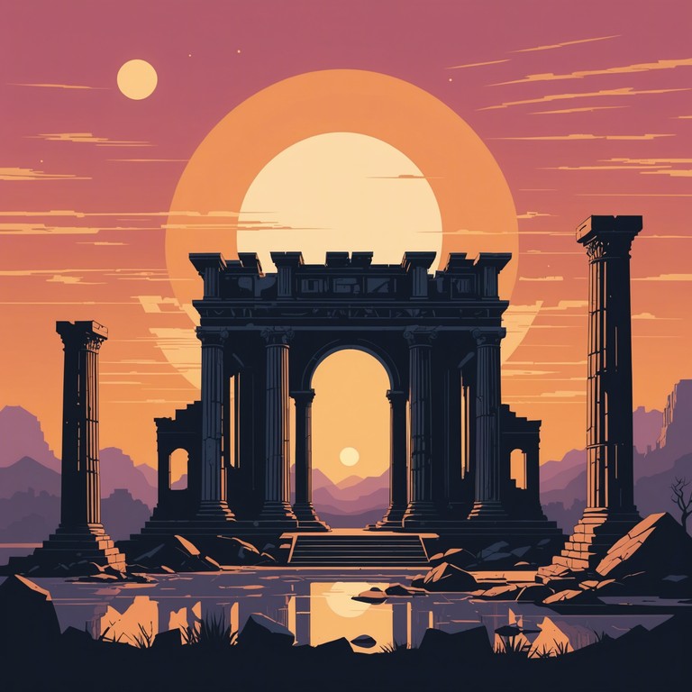 A symphonic journey that captures the grandeur and tragedy of great ancient civilizations, using the rich and ornate textures of baroque music to enhance the depth and emotion of the historical narrative.