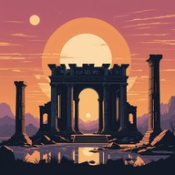 orchestral narrative of ancient empires' dramatic tales