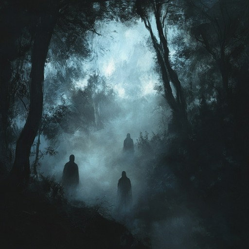 An eerie deathcore instrumental that intertwines atmospheric soundscapes with crushing guitar riffs, evoking a sense of foreboding and melancholy.