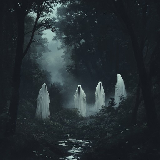 This piece transports listeners into a shadowy, mystical forest where ghostly entities share their hypnotic songs. Rich dulcimer melodies and chilling percussion blend to create a mesmerising dark folk soundscape.