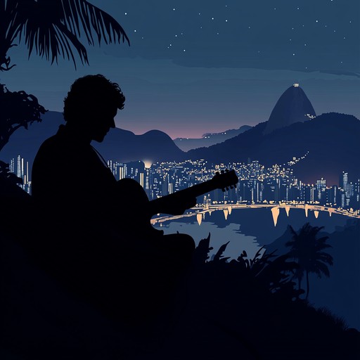 A lively instrumental rock piece where dynamic electric guitar meets infectious brazilian percussion, evoking the vibrant nightlife of rio.