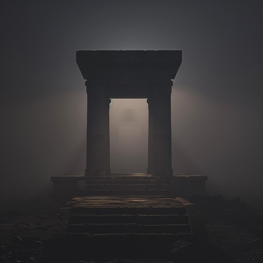 Dive into shadowy realms with haunting drones, mystical bells, and ethereal whispers, creating a captivating dark ambient experience for deep spiritual reflection.