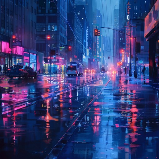 This tranquil synthwave track captures the essence of quiet neon lit cityscapes, perfect for moments of peaceful reflection and introspection. The soft melodies and ambient textures evoke a serene atmosphere, making it ideal for unwinding and deep thought.