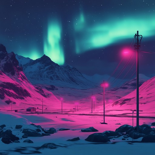 An instrumental suomipop tune that fuses bright synths with the ethereal soundscapes of finland's frozen tundra, evoking a dreamy, futuristic atmosphere