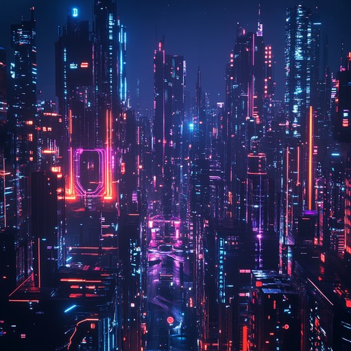 Feel the adrenaline pumping in this exhilarating future bass track, capturing the essence of a high speed midnight chase through vibrant, neon lit cityscapes. Pounding beats and shimmering synths create a thrilling and immersive auditory experience.