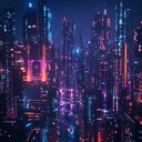 electrifying future bass journey through neon lit cityscapes