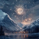 orchestral melodies evoking magical winter festival atmosphere