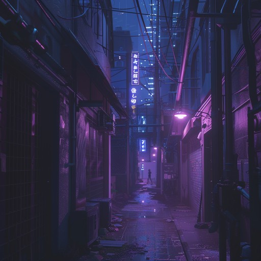 Dive into the shadowy alleys of a sprawling neon lit metropolis where danger lurks around every corner. The haunting melody, driven by a foreboding synth and a rhythmic beat, captures the essence of a dystopian world filled with suspense and mystery.