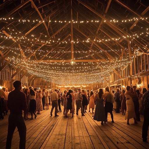 An instrumental country tune capturing the essence of a lively summer barn dance. Features twangy guitars, upbeat rhythms, and a joyful atmosphere perfect for celebrating under the stars with friends and family. Ideal for creating a festive mood at any gathering or event.