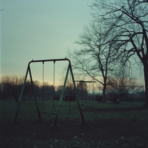 A chilling yet enchanting composition featuring a soothing, almost ghostly arrangement where the soft whispers of children blend with a haunting melody. The song captures the essence of a mysterious, deserted playground at dusk, evoking both curiosity and a slight unease.