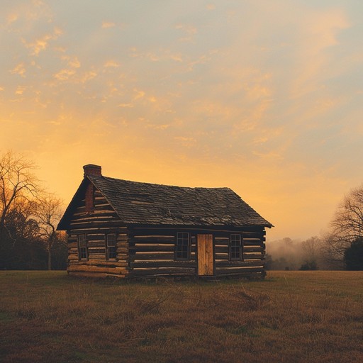 A slow, delicate guitar melody that echoes across a vast, empty landscape like a whisper from the past. Each note is deliberate, evoking images of forgotten dreams and lost loves, creating a deeply reflective and melancholic atmosphere.