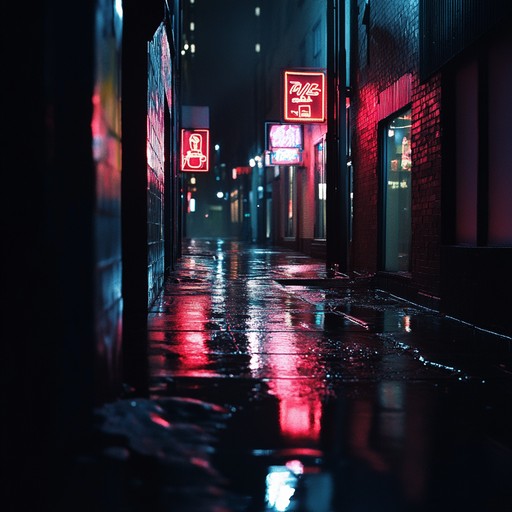 A dynamic combination of funk driven bass and percussive elements paints a vivid picture of a thrilling night time chase. Wah wah guitars and dark synths add layers of intensity, creating a sense of urgency and suspense throughout the track.