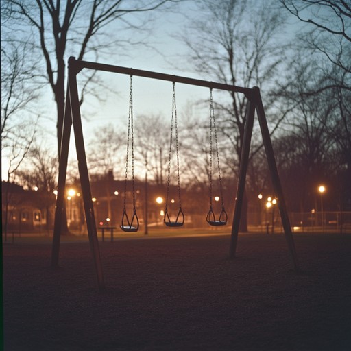The instrumental piece features a calming xylophone that plays a simple yet poignant melody, subtly accompanied by soft strings. This track captures the essence of a child's yearning for the carefree days spent on the playground, with each note carefully crafted to evoke a sense of innocence and wistful longing.