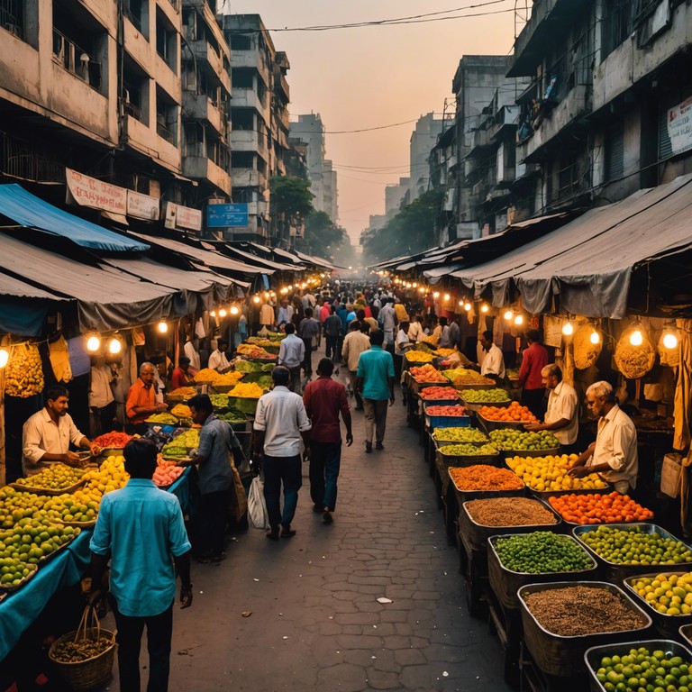 In this track, the pulsating rhythm of urban life is captured through the melding of gritty electronic beats with the soul stirring sounds of a traditional sitar. The music narrates the clash and coalescence between old world charm and the relentless pace of the city, embodying the spirit of mumbai's bustling streets and timeless heritage.