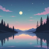 gentle piano melodies underpinning soft synth waves