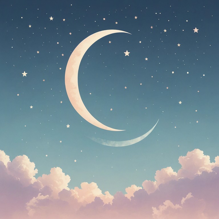 A delicate and comforting instrumental track that uses gentle melodies to help lull children into a peaceful sleep. Designed as a musical embrace, it emulates the tranquility of a quiet night, promoting restful sleep and serene dreams. The piece is structured around soft, slow moving harmonies that gradually evolve, mimicking the calm and repetitive nature of a bedtime ritual.