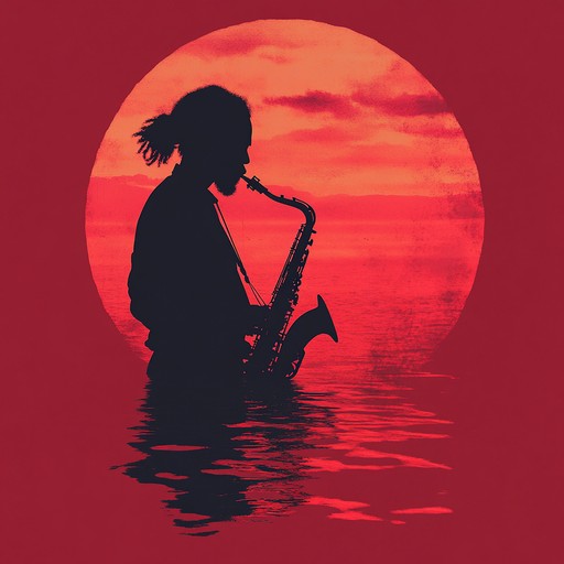 An elegant instrumental piece that smoothly blends elements of smooth jazz and groovy beats, featuring intricate melodies and rhythms that evoke the warmth of a sunset