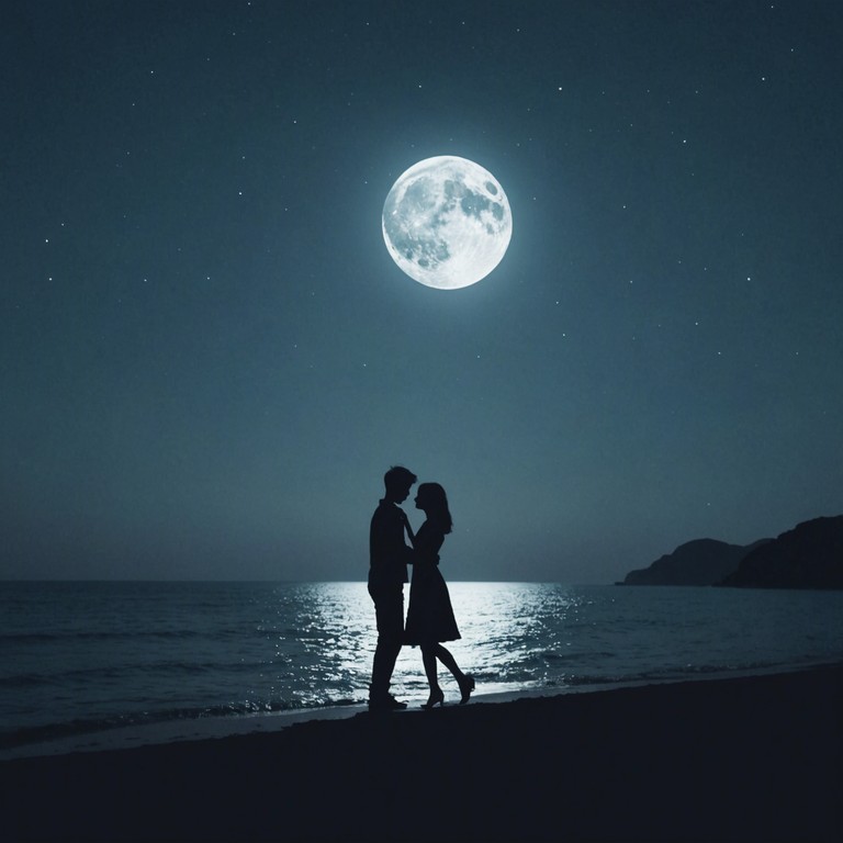 A soothing blend of romantic melodies and mambo rhythms designed to evoke the feeling of a moonlit dance. This track swirls with a romantic nuance, enhanced by the seductive tones of a classic piano, making it perfect for a couple's dance night.